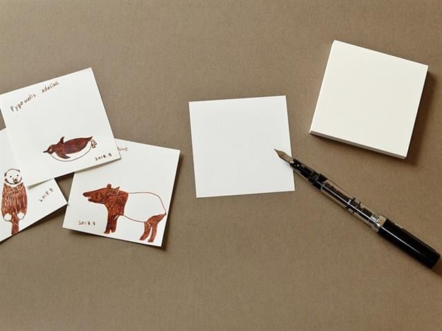 Kobeha-Kobeha Graphilo Japon Dolma Kalem Kağıdı Kare Memo çizgisiz Bloknot-Defter-5-Milagron.com