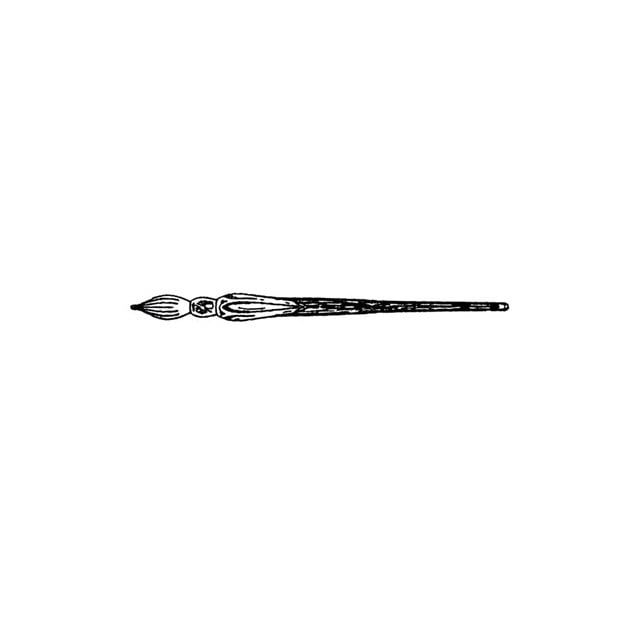 Kodomo No Kao I Love Stamp Glass Pen Büyük Boy Damga