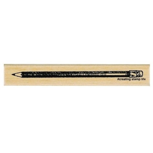 Kodomo No Kao I Love Stamp Pencil Büyük Boy Damga