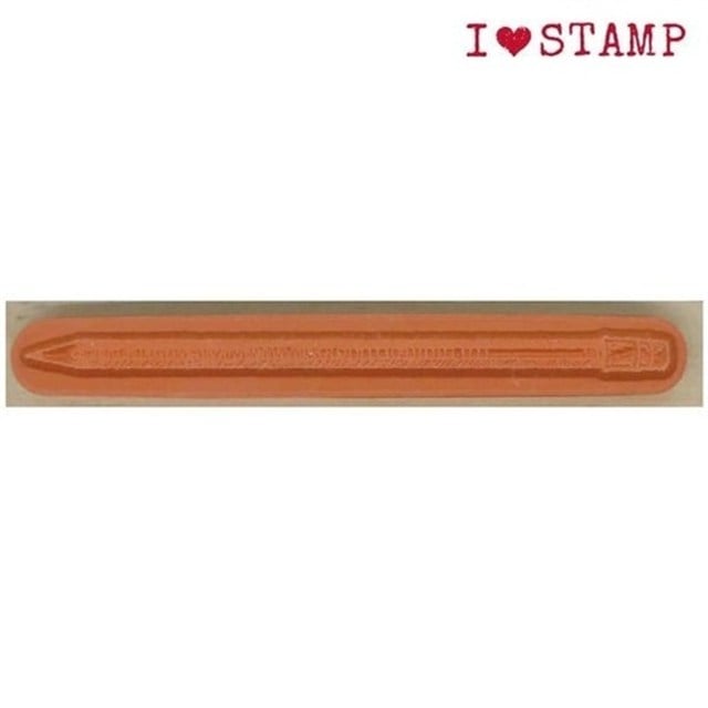 Kodomo No Kao I Love Stamp Pencil Büyük Boy Damga