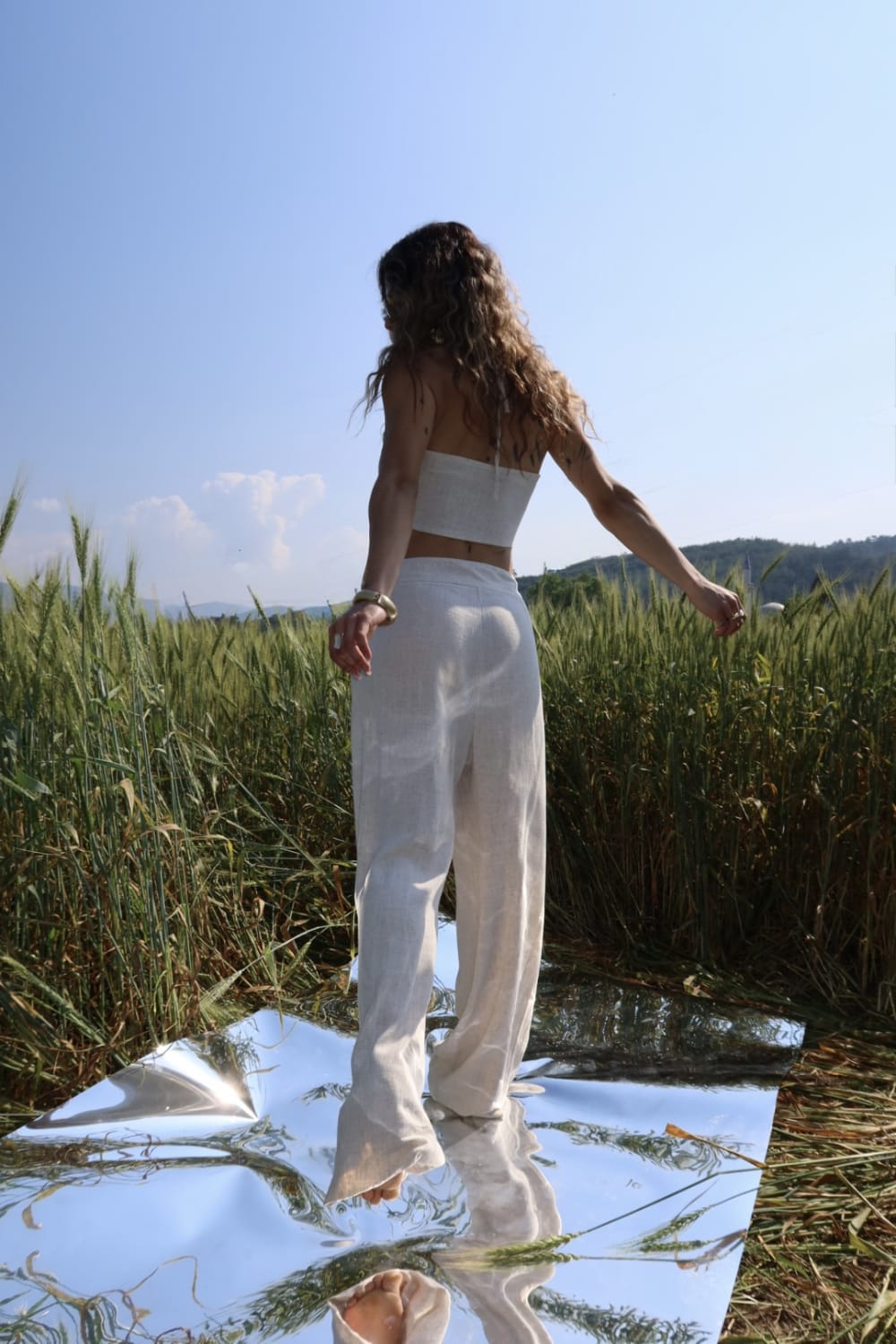 Koi People-Angel Keten Crop-Keten Pantolon-3-Milagron.com