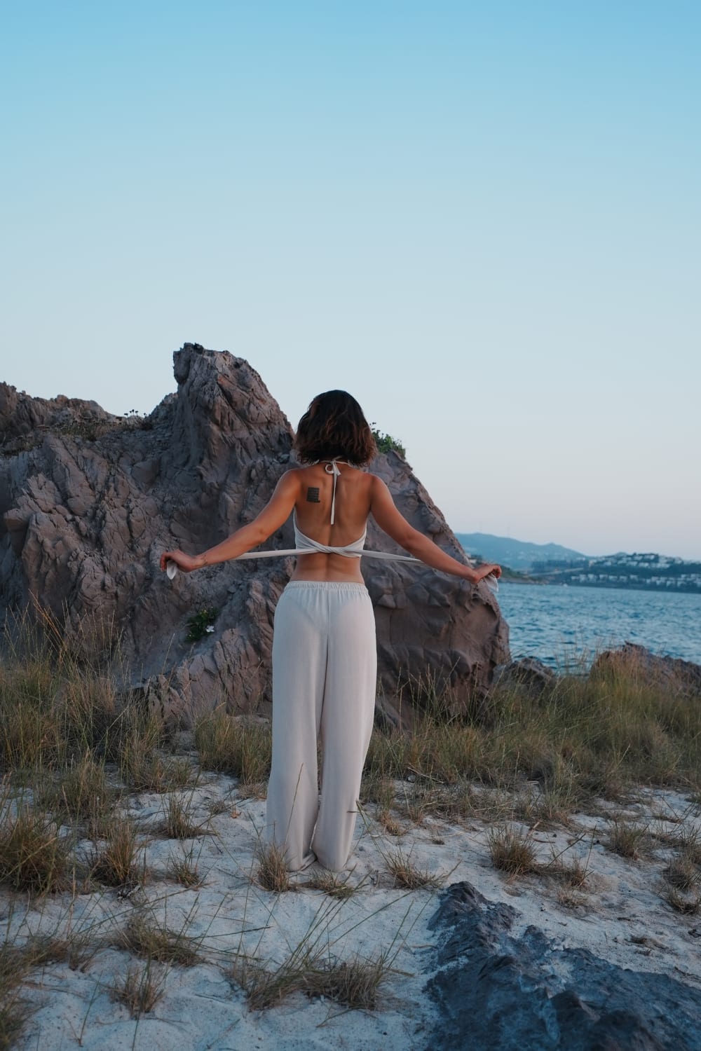 Koi People-Bej Keten Pantolon-Keten Pantolon-6-Milagron.com