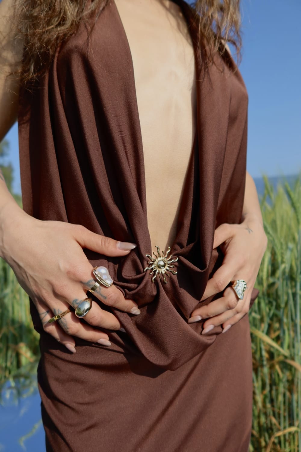 Koi People-Luna Fonksiyonel Elbise-Elbise-6-Milagron.com