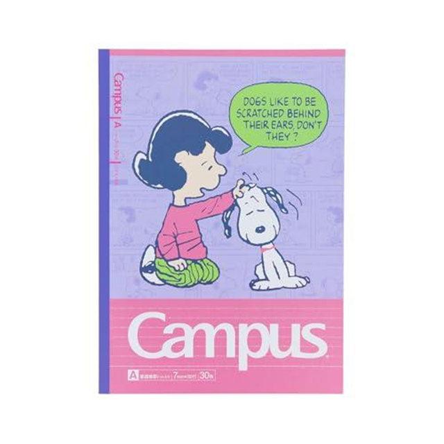 Kokuyo-Campus Dörtlü Defter Seti Snoopy 2 B5 Çizgili-Defter-5-Milagron.com