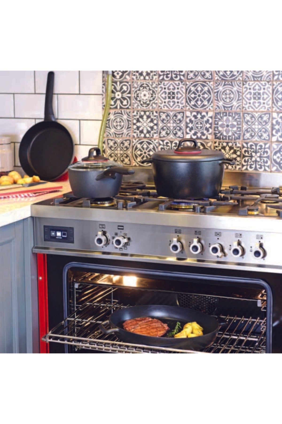 Korkmaz A1352 Gusto Plus Derin Tencere 24 x 12