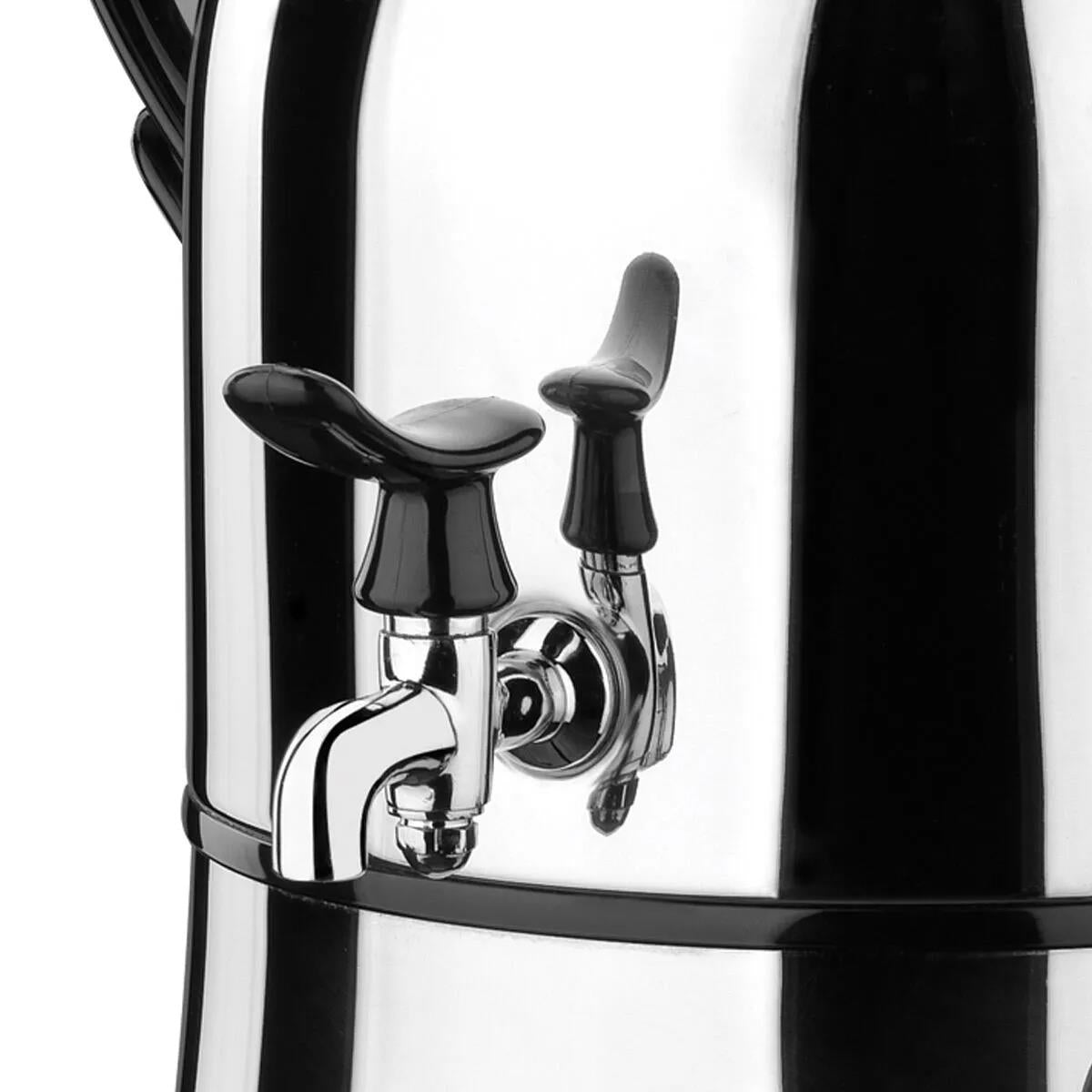 Korkmaz A338 Nosta Inox/Siyah Semaver