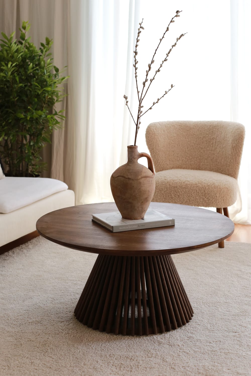 Kos Living-Cage Meşe Orta Sehpa Chocolate-Sehpa-4-Milagron.com