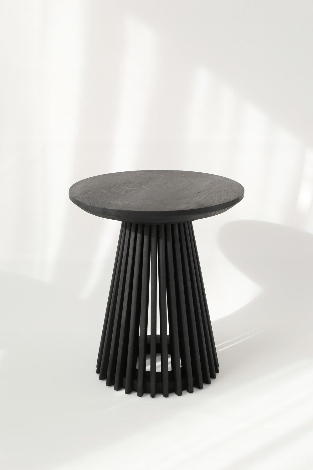 Kos Living-Cage Meşe Yan Sehpa Black-Sehpa-2-Milagron.com