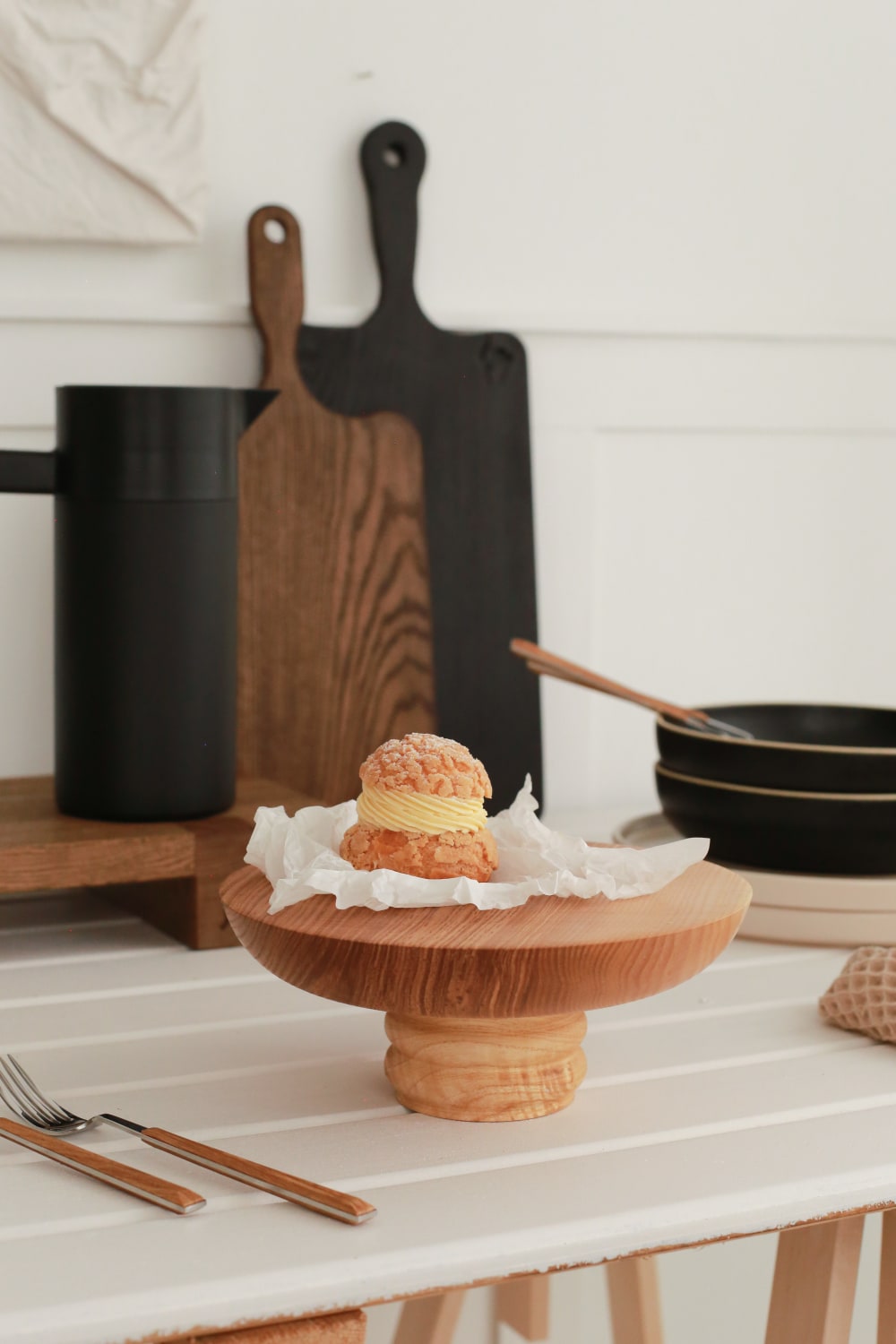 Kos Living-Cake Stand Natural-Sunum Aksesuarları-1-Milagron.com