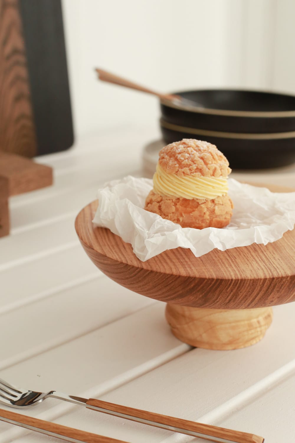 Kos Living-Cake Stand Natural-Sunum Aksesuarları-2-Milagron.com
