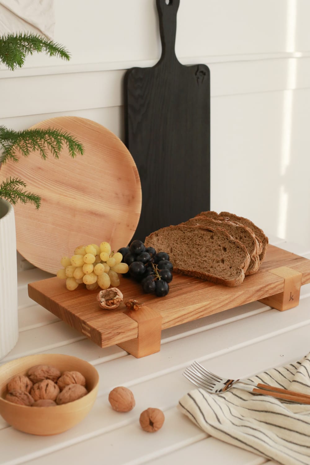 Kos Living-Pia Kesme Tahtası Natural-Sunum Aksesuarları-1-Milagron.com