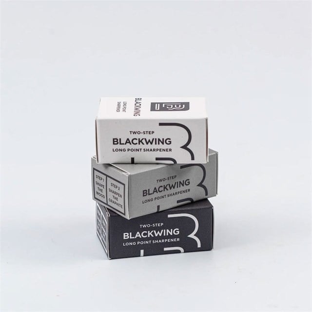 Kum X Blackwing Limited Edition Two-Step Long Point Kalemtraş Oval Siyah