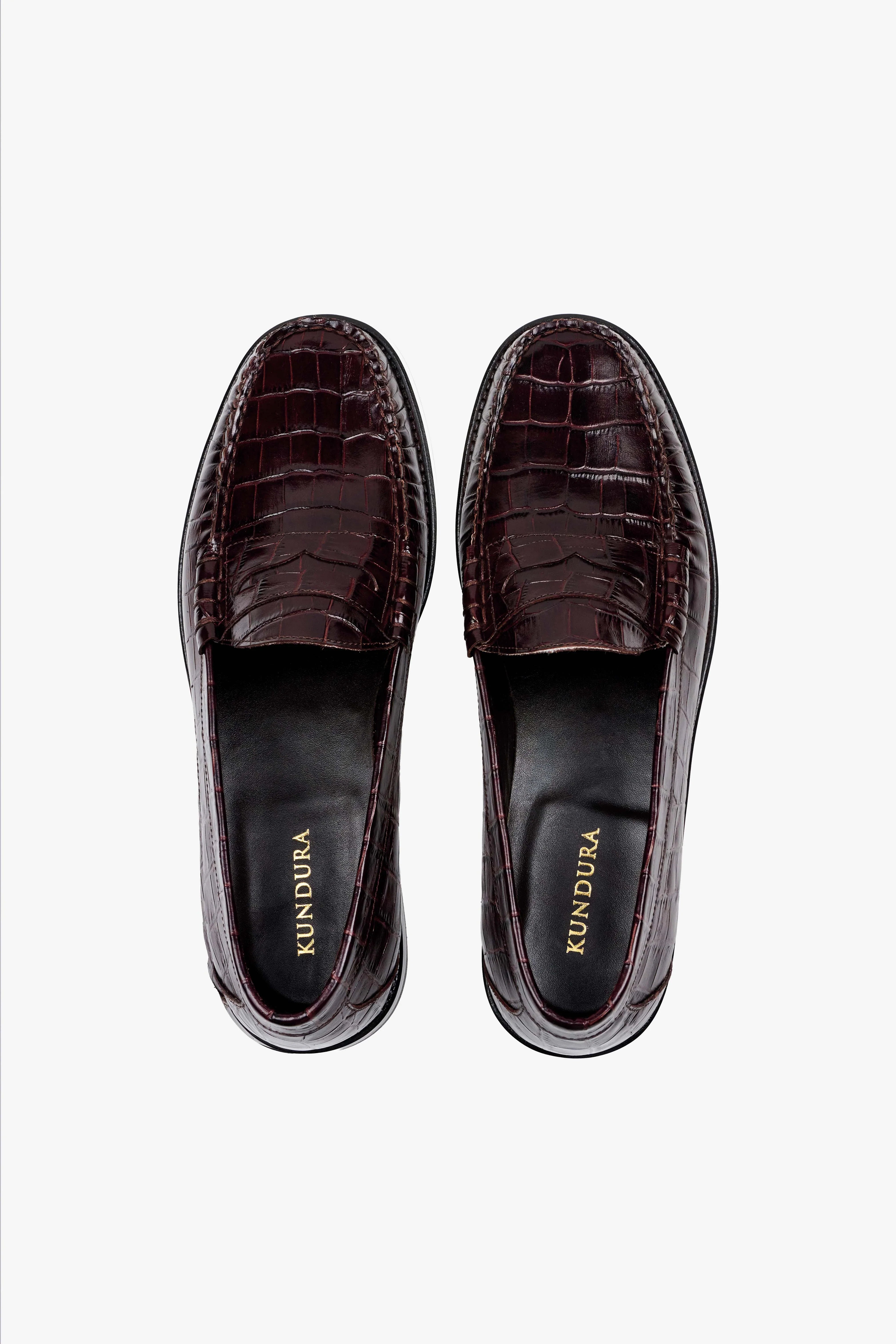 Crocodile Penny Loafer No.2