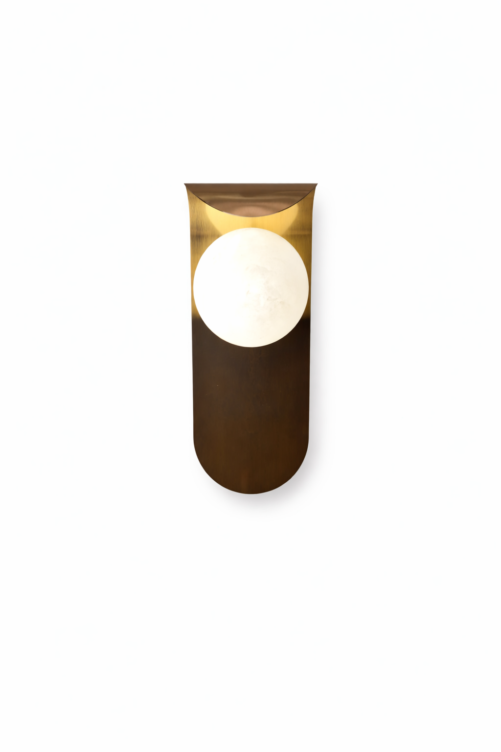 Lumiana-Bruno Curved Pirinç Eskitme Aplik-Aplik-4-Milagron.com