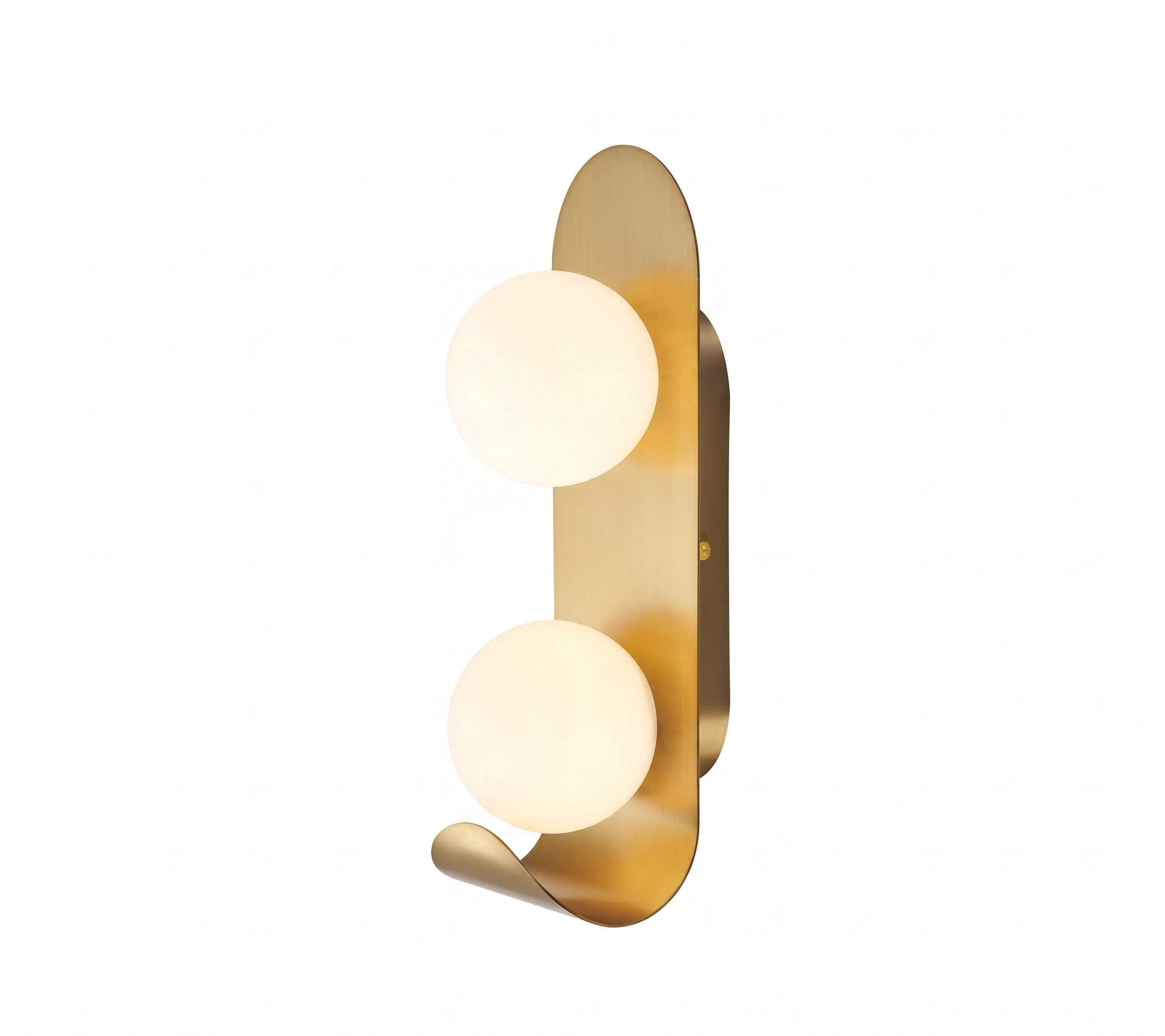 Lumiana-Bruno Curved Pirinç Eskitme Aplik-Aplik-8-Milagron.com