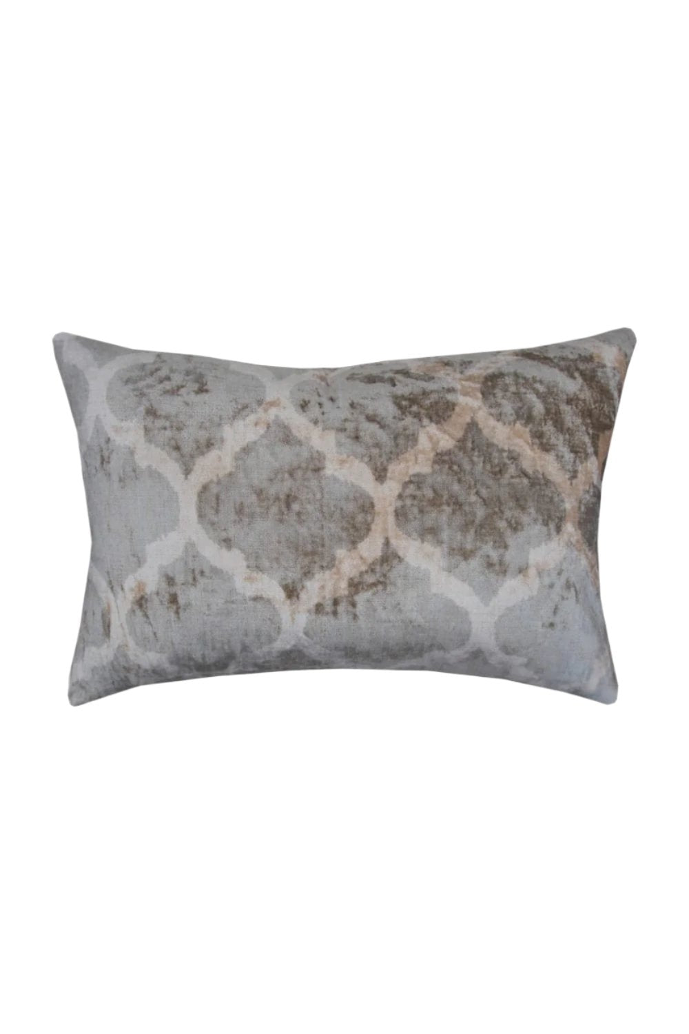 La Casa Antica-İpek Kadife İkat Yastık Kılıfı (40x60cm)-Yastık Kılıfı-1-Milagron.com