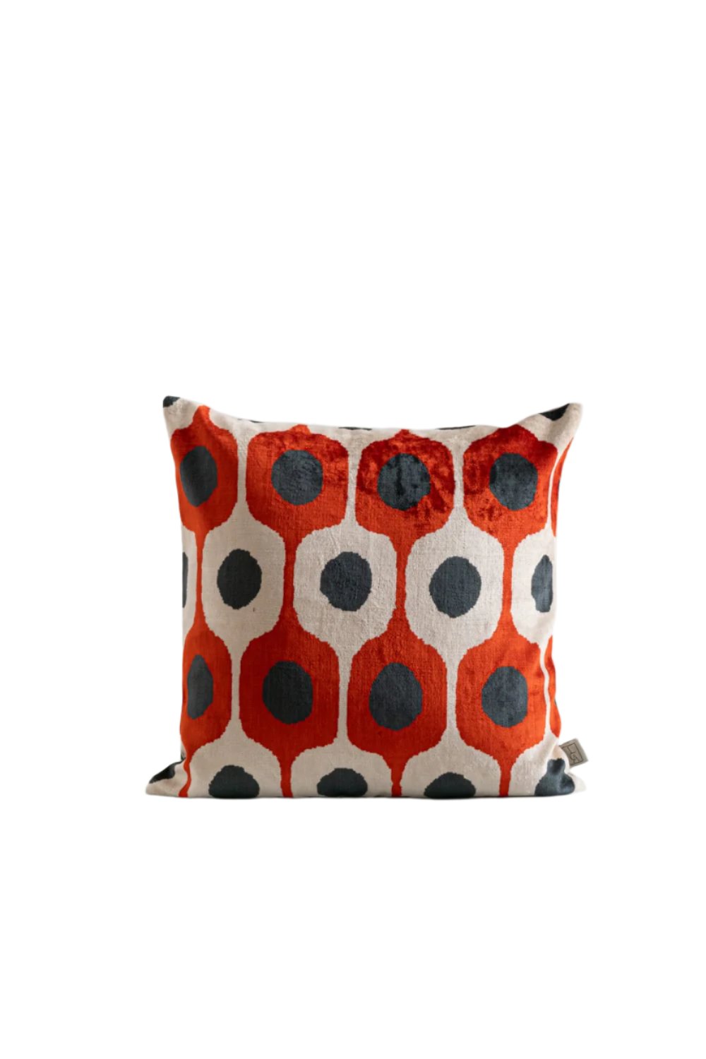 La Casa Antica-İpek Kadife İkat Yastık Kılıfı (40x60cm)-Yastık Kılıfı-1-Milagron.com