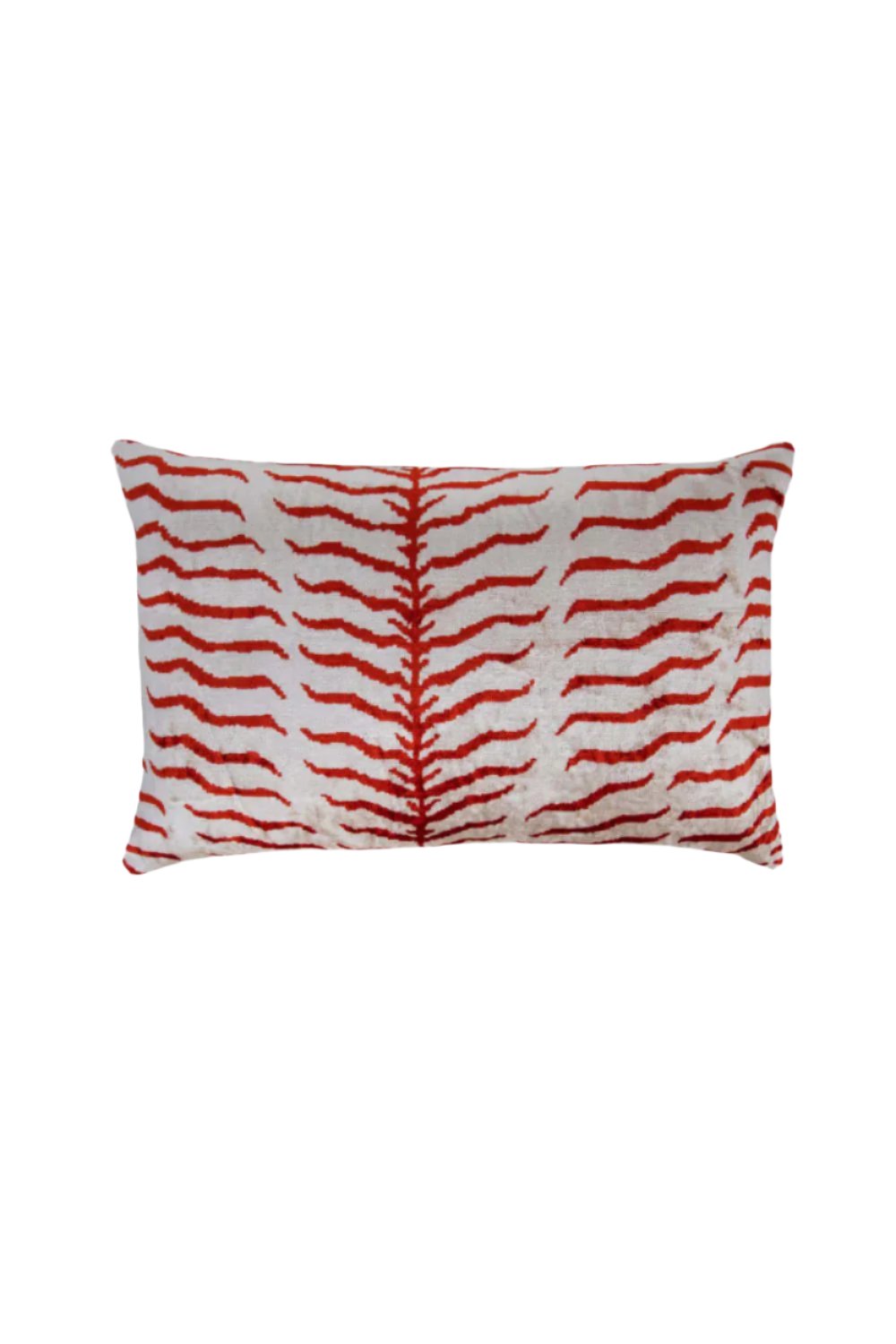 La Casa Antica-İpek Kadife İkat Yastık Kılıfı (40x60cm)-Yastık Kılıfı-1-Milagron.com