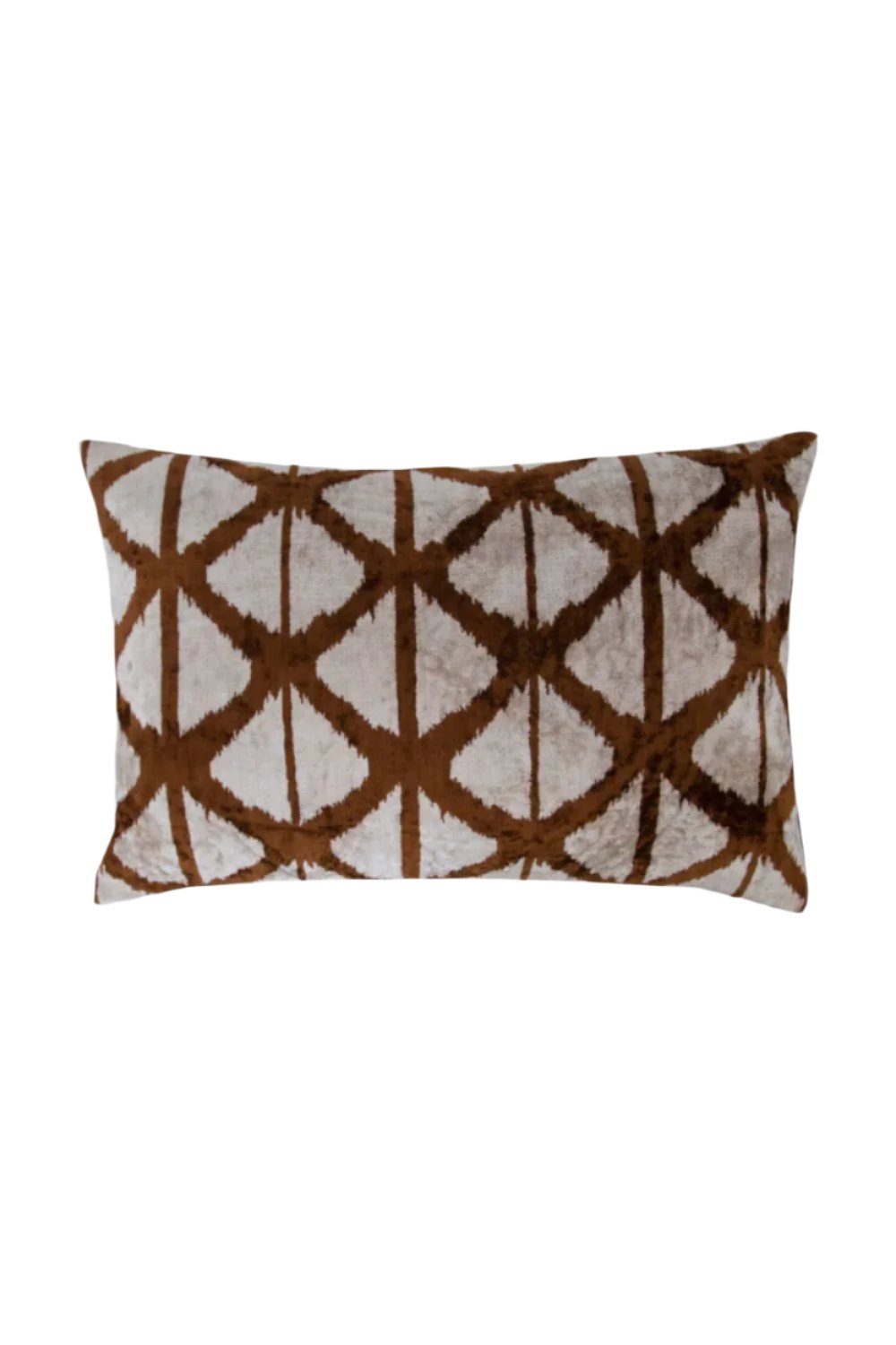 La Casa Antica-İpek Kadife İkat Yastık Kılıfı (40x60cm)-Yastık Kılıfı-1-Milagron.com