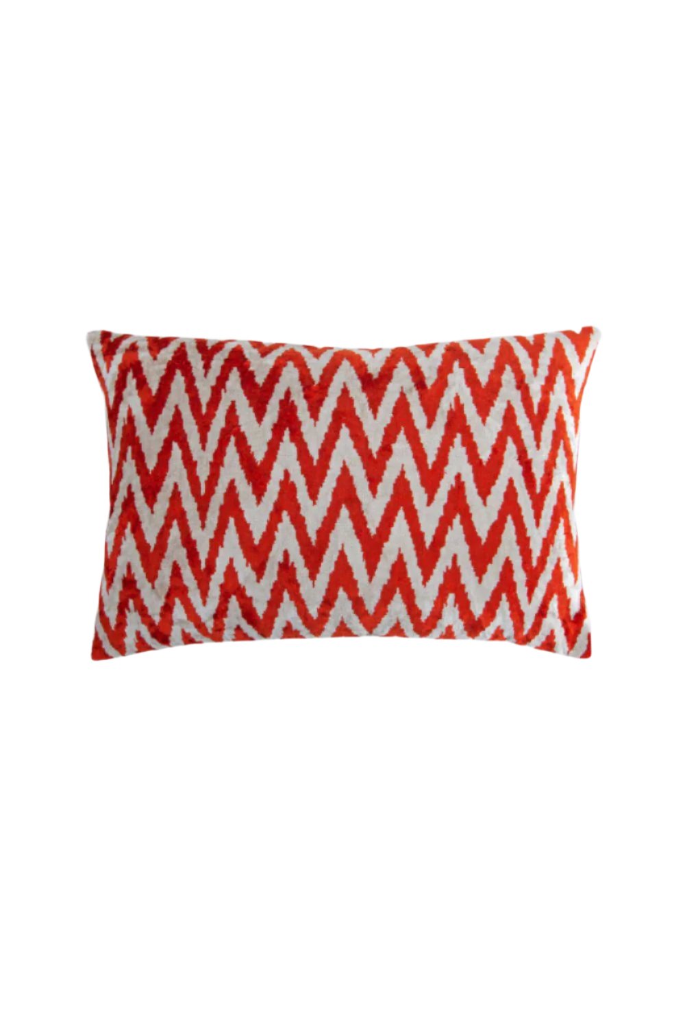 La Casa Antica-İpek Kadife İkat Yastık Kılıfı (40x60cm)-Yastık Kılıfı-1-Milagron.com