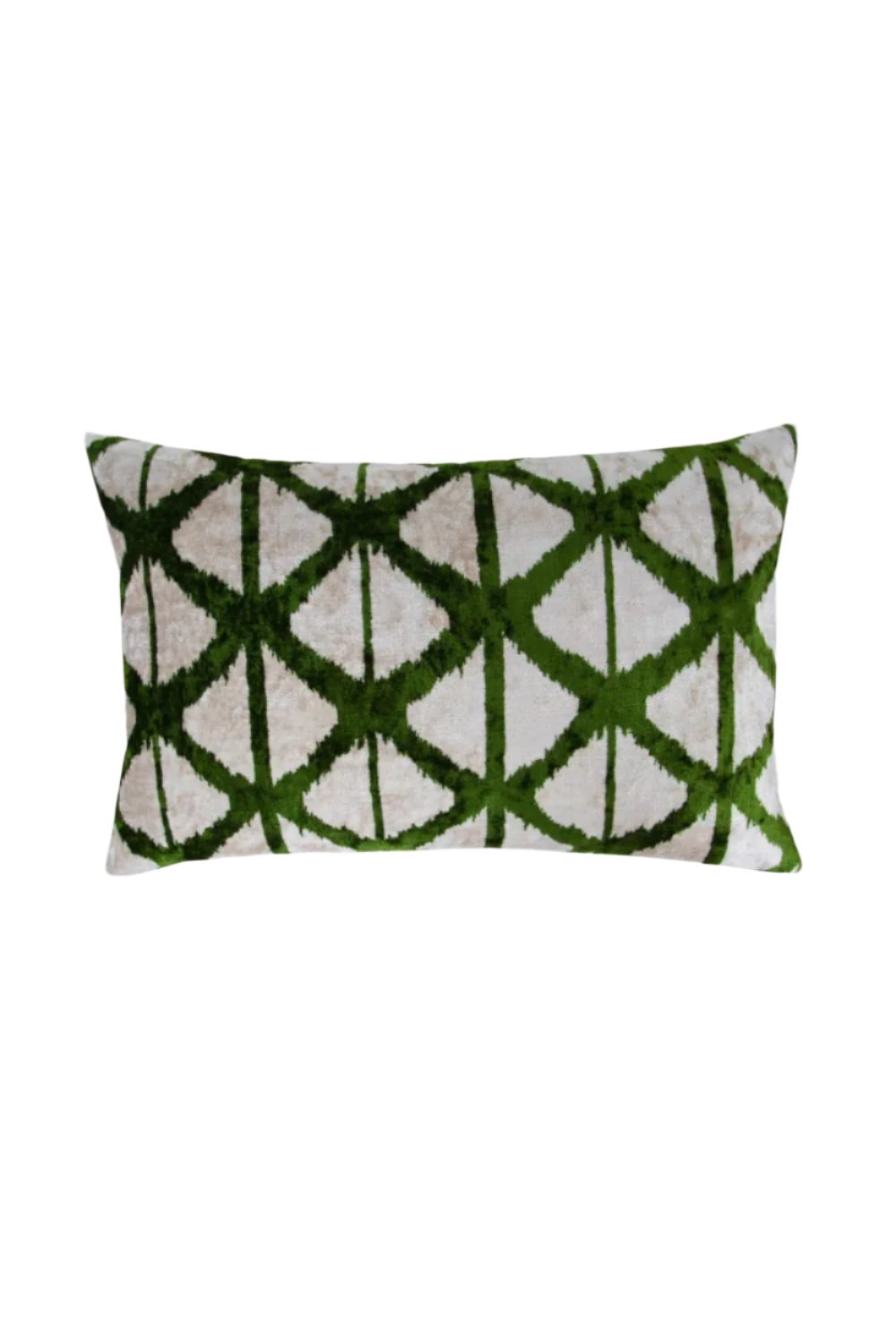 La Casa Antica-İpek Kadife İkat Yastık Kılıfı (40x60cm)-Yastık Kılıfı-1-Milagron.com