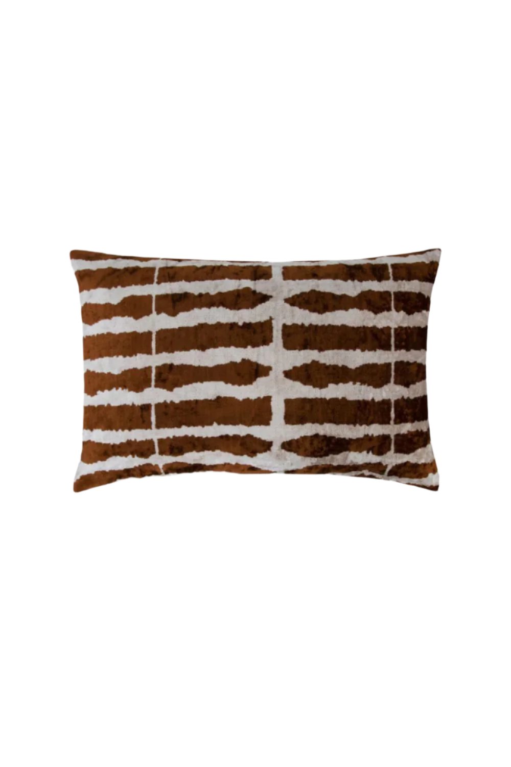 La Casa Antica-İpek Kadife İkat Yastık Kılıfı (40x60cm)-Yastık Kılıfı-1-Milagron.com