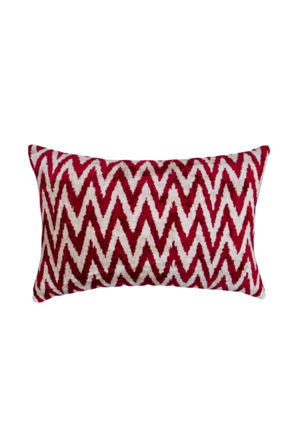 La Casa Antica-İpek Kadife İkat Yastık Kılıfı (40x60cm)-Yastık Kılıfı-1-Milagron.com