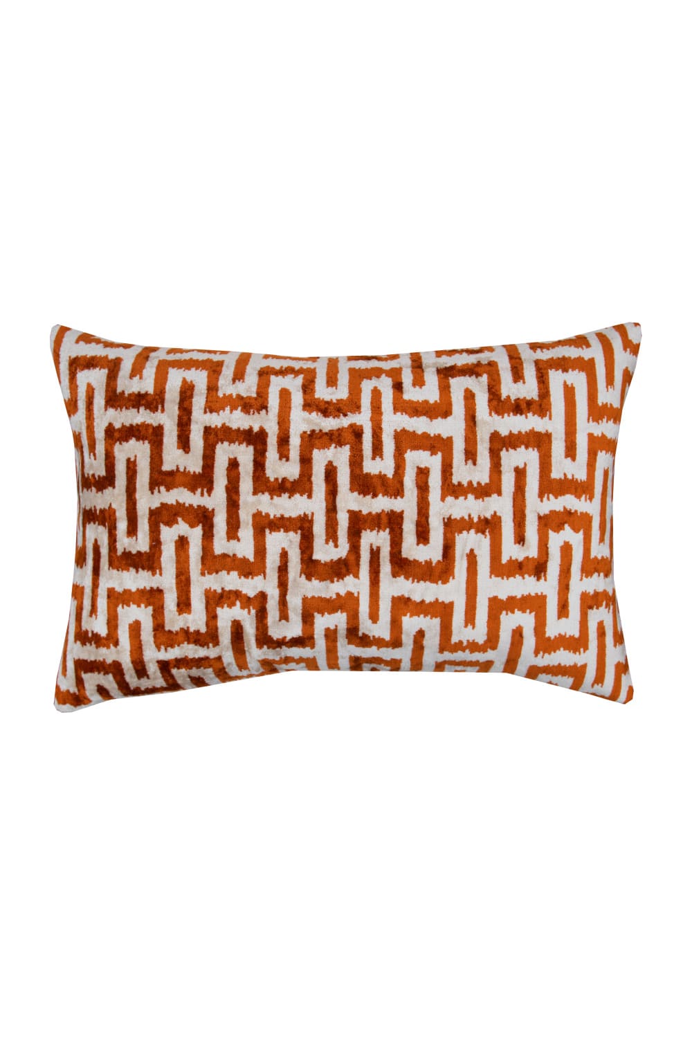 La Casa Antica-İpek Kadife İkat Yastık Kılıfı (40x60cm)-Yastık Kılıfı-1-Milagron.com