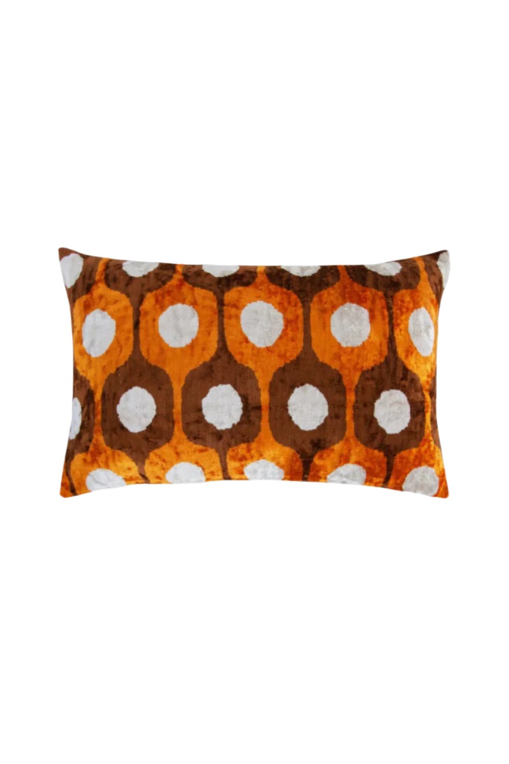 La Casa Antica-İpek Kadife İkat Yastık Kılıfı (40x60cm)-Yastık Kılıfı-1-Milagron.com