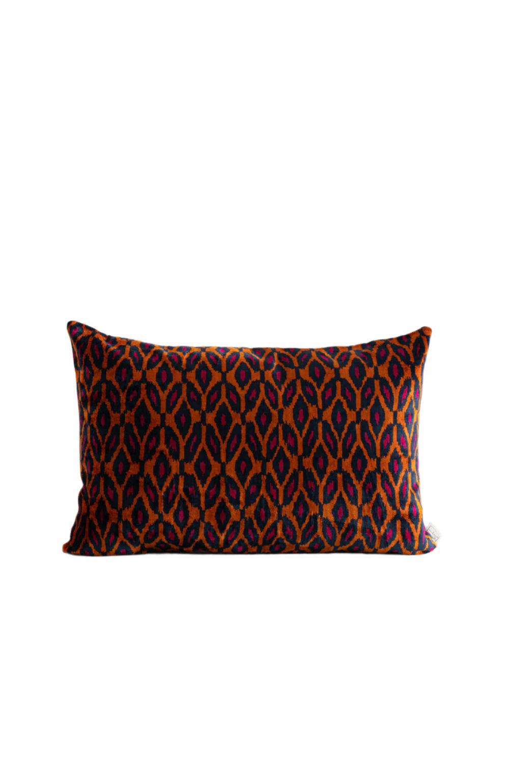 La Casa Antica-İpek Kadife İkat Yastık Kılıfı (40x60cm)-Yastık Kılıfı-1-Milagron.com