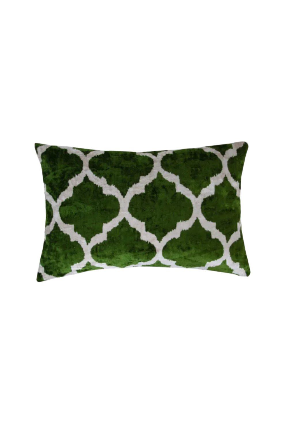 La Casa Antica-İpek Kadife İkat Yastık Kılıfı (40x60cm)-Yastık Kılıfı-1-Milagron.com