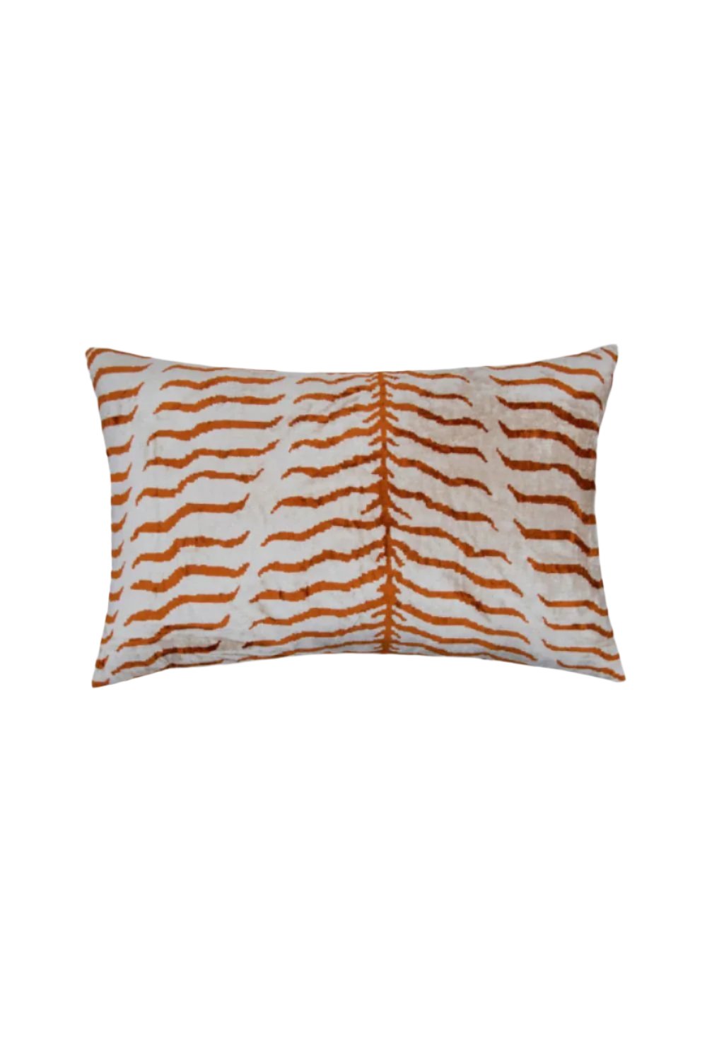 La Casa Antica-İpek Kadife İkat Yastık Kılıfı (40x60cm)-Yastık Kılıfı-1-Milagron.com