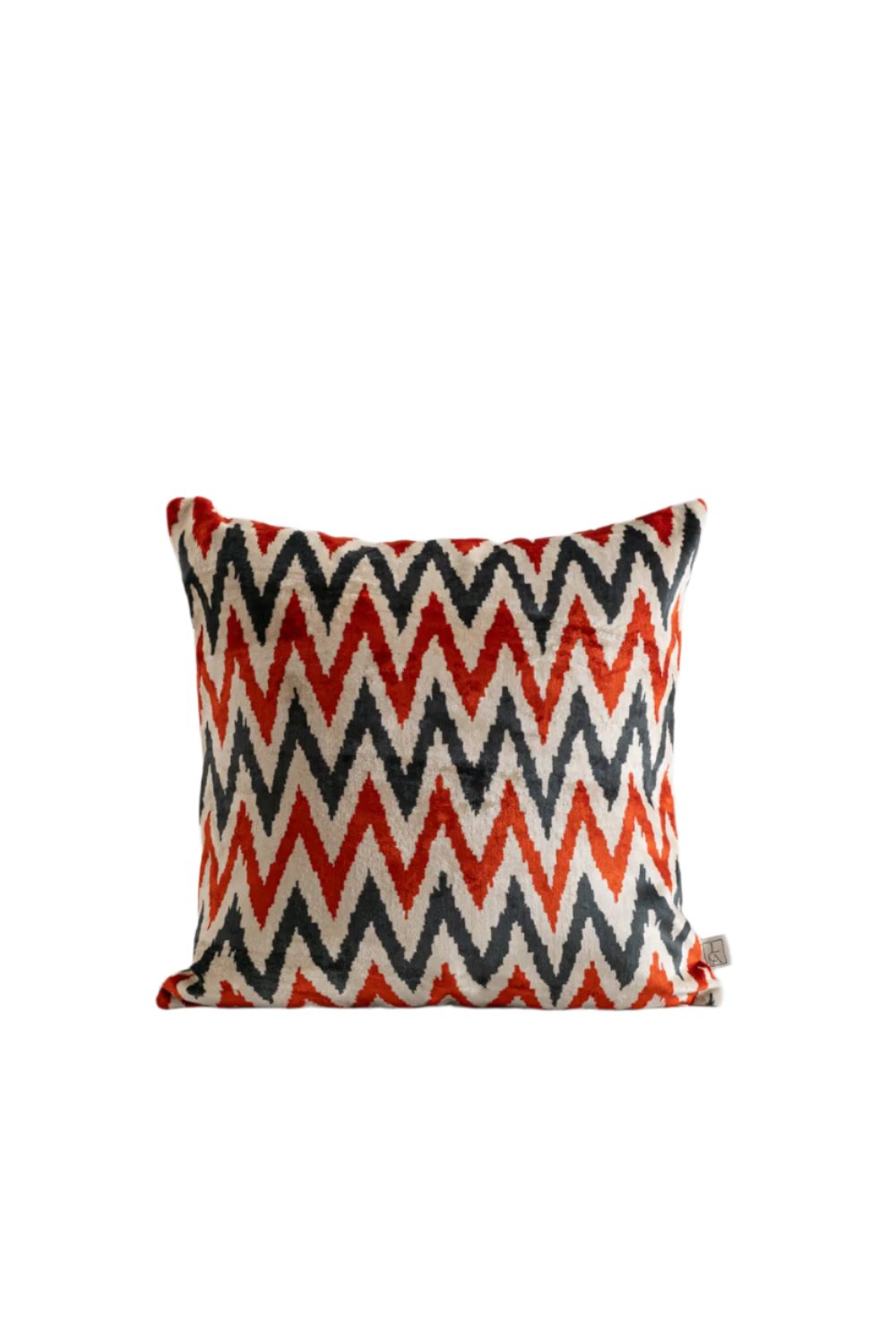 La Casa Antica-İpek Kadife İkat Yastık Kılıfı (40x60cm)-Yastık Kılıfı-1-Milagron.com