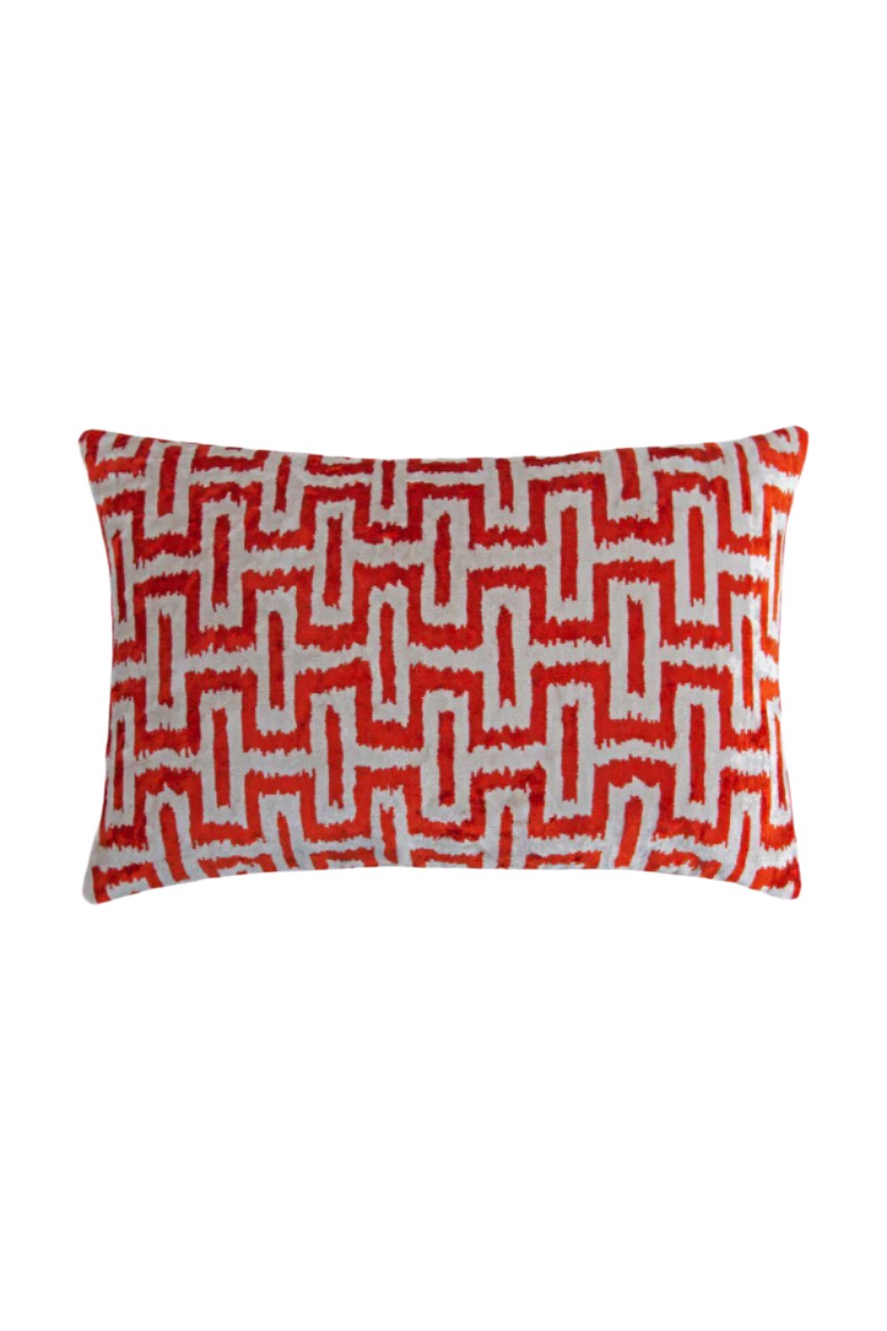 La Casa Antica-İpek Kadife İkat Yastık Kılıfı (40x60cm)-Yastık Kılıfı-1-Milagron.com