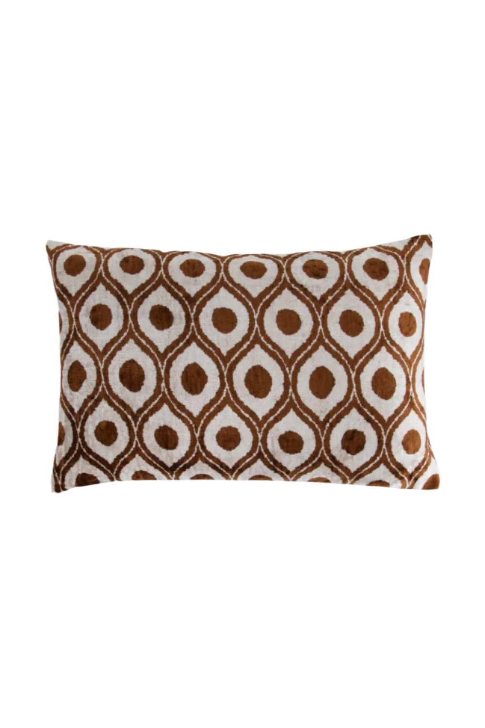 La Casa Antica-İpek Kadife İkat Yastık Kılıfı (40x60cm)-Yastık Kılıfı-1-Milagron.com