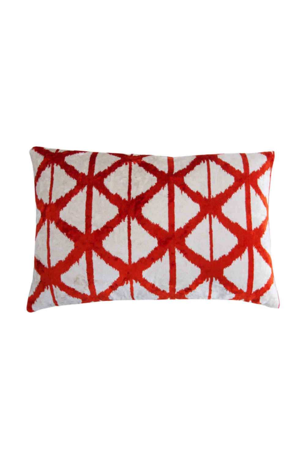 La Casa Antica-İpek Kadife İkat Yastık Kılıfı (40x60cm)-Yastık Kılıfı-1-Milagron.com