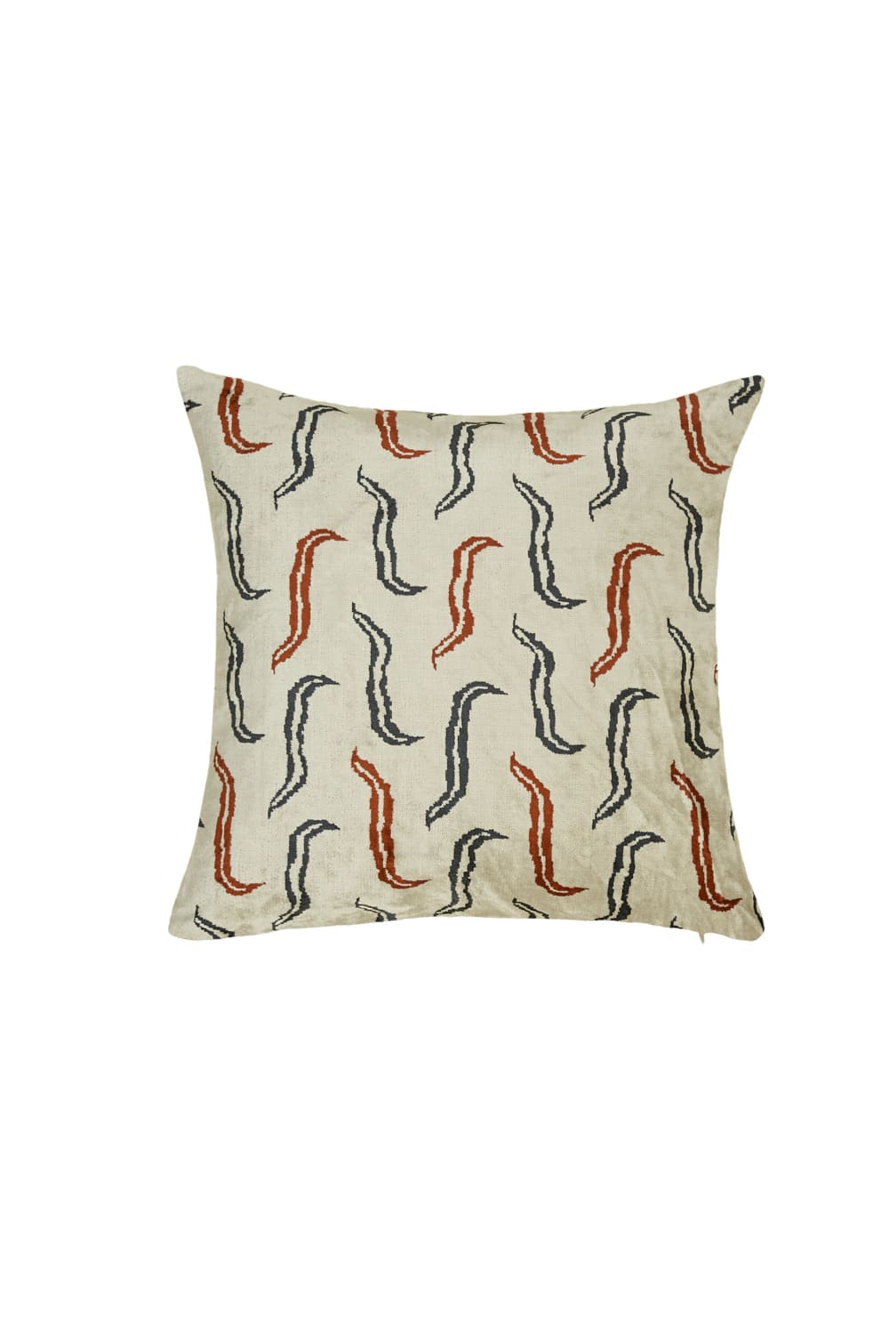 La Casa Antica-İpek Kadife İkat Yastık Kılıfı (40x60cm)-Yastık Kılıfı-1-Milagron.com