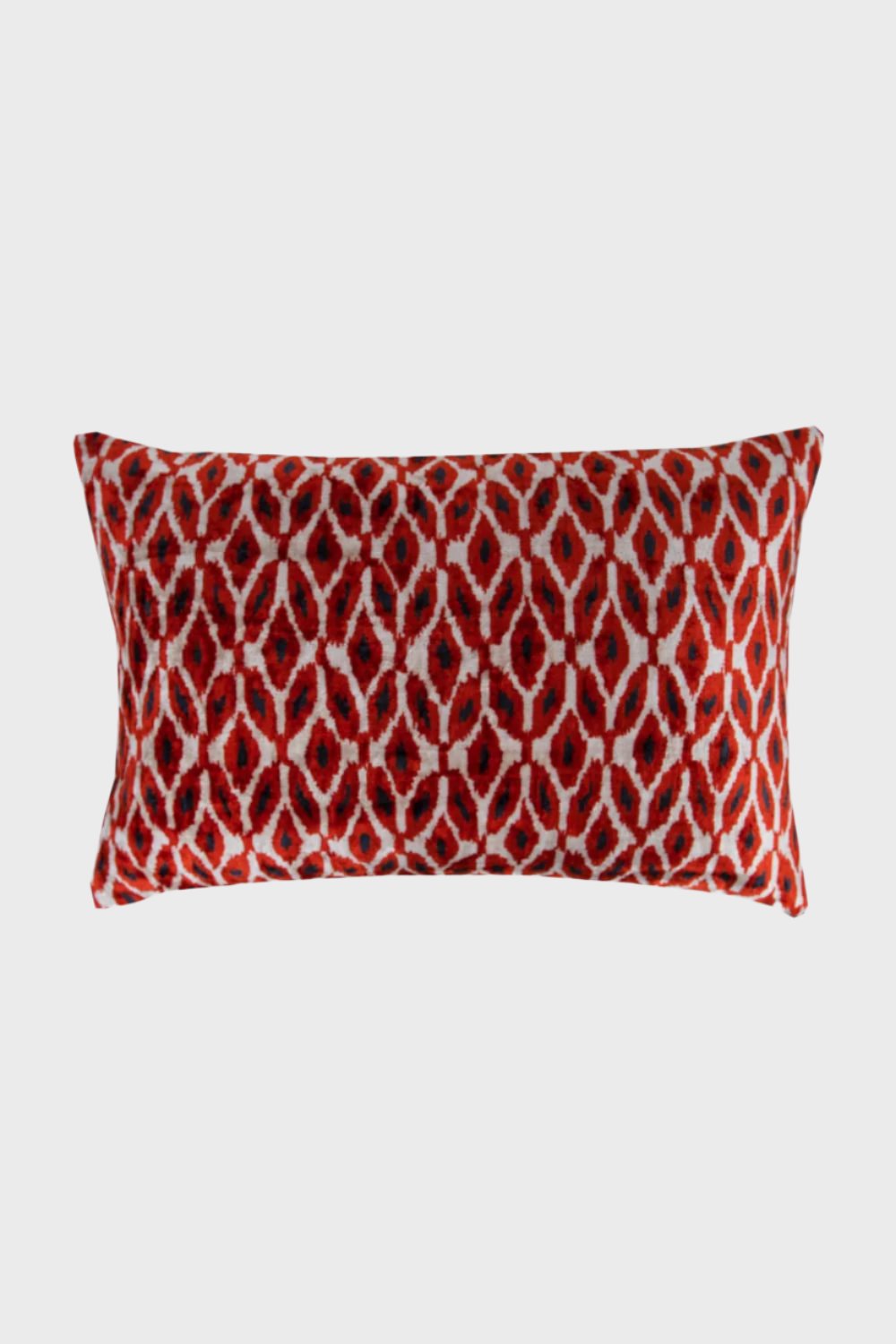 La Casa Antica-İpek Kadife İkat Yastık Kılıfı (40x60cm)-Yastık Kılıfı-1-Milagron.com