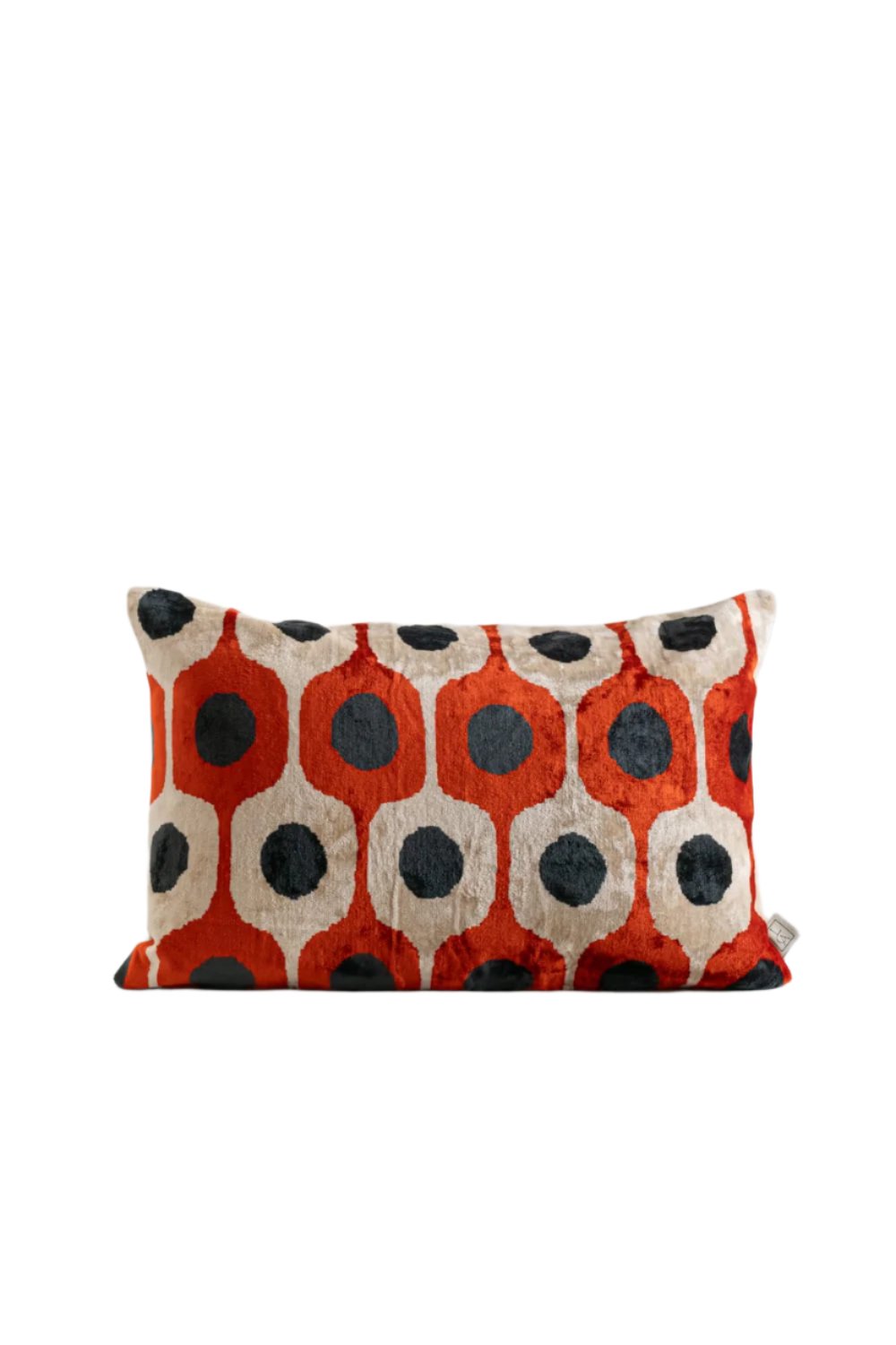 La Casa Antica-İpek Kadife İkat Yastık Kılıfı (40x60cm)-Yastık Kılıfı-1-Milagron.com