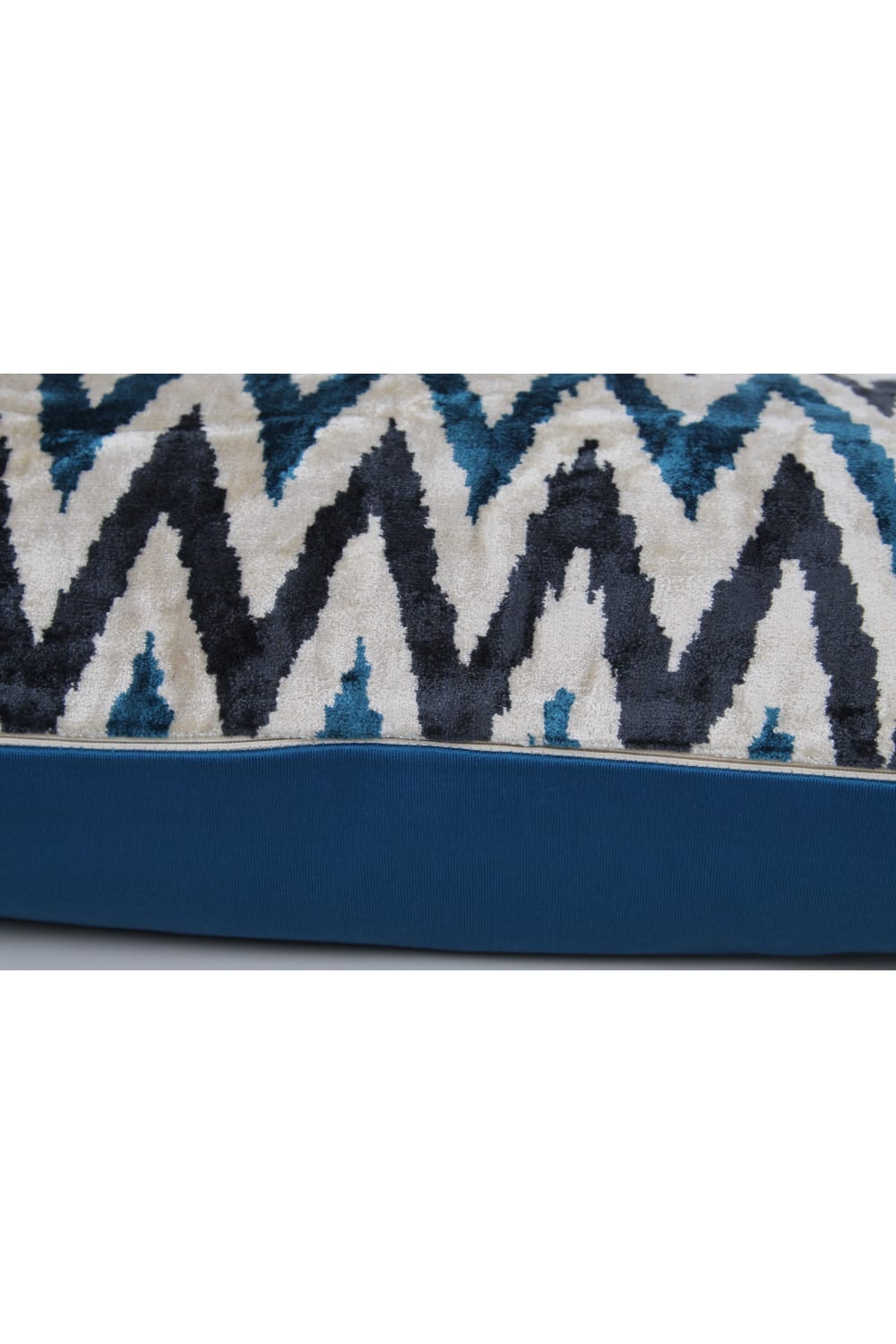 La Casa Antica-İpek Kadife İkat Yastık Kılıfı (40x60cm)-Yastık Kılıfı-2-Milagron.com