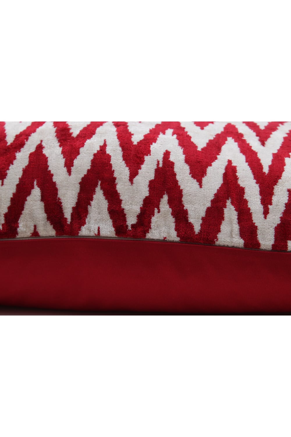 La Casa Antica-İpek Kadife İkat Yastık Kılıfı (40x60cm)-Yastık Kılıfı-2-Milagron.com