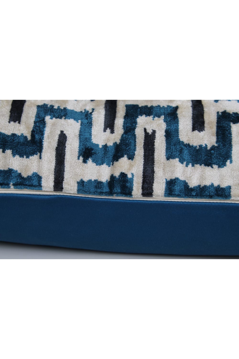 La Casa Antica-İpek Kadife İkat Yastık Kılıfı (40x60cm)-Yastık Kılıfı-2-Milagron.com