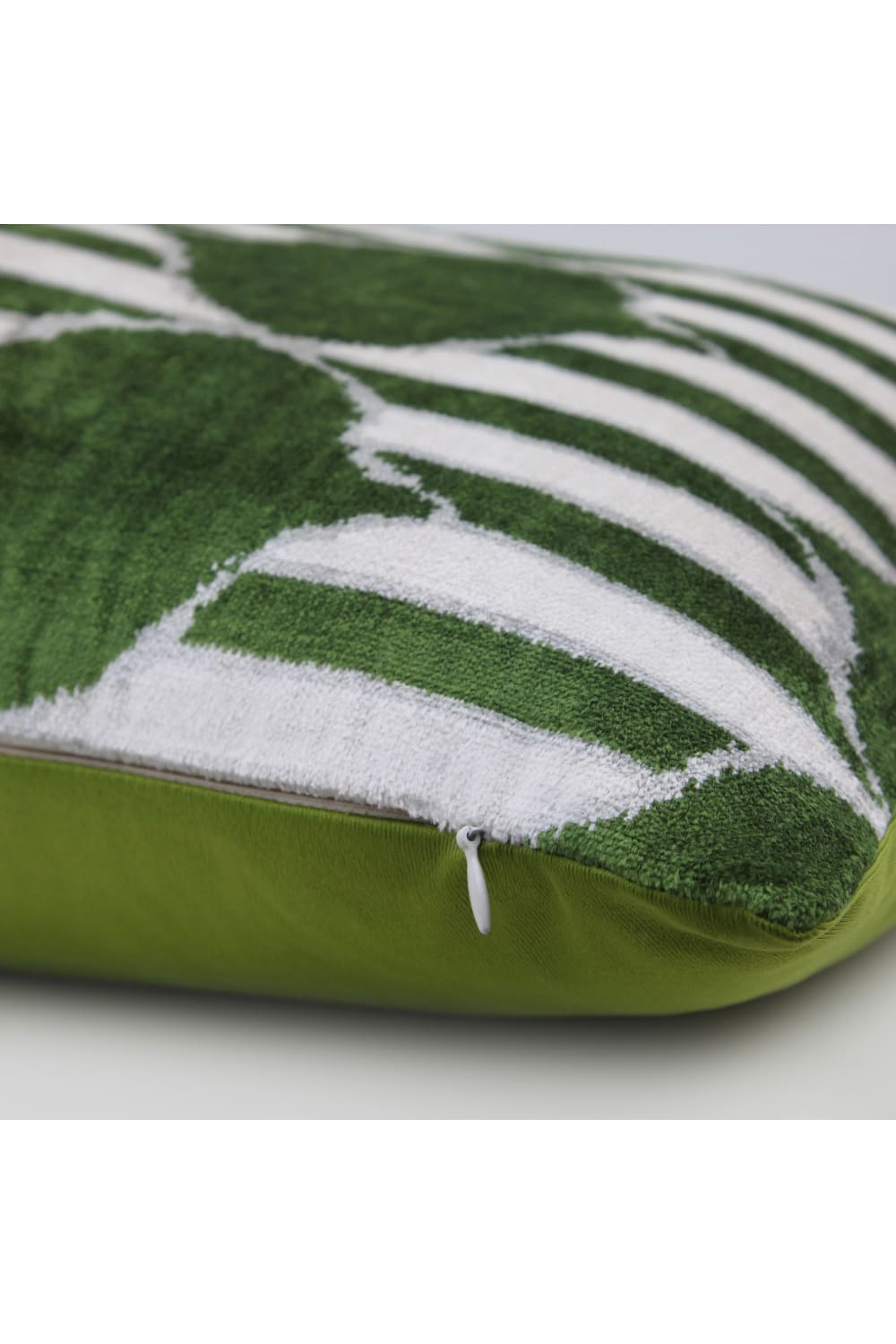 La Casa Antica-İpek Kadife İkat Yastık Kılıfı (40x60cm)-Yastık Kılıfı-2-Milagron.com