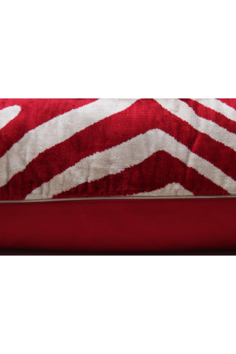 La Casa Antica-İpek Kadife İkat Yastık Kılıfı (40x60cm)-Yastık Kılıfı-2-Milagron.com