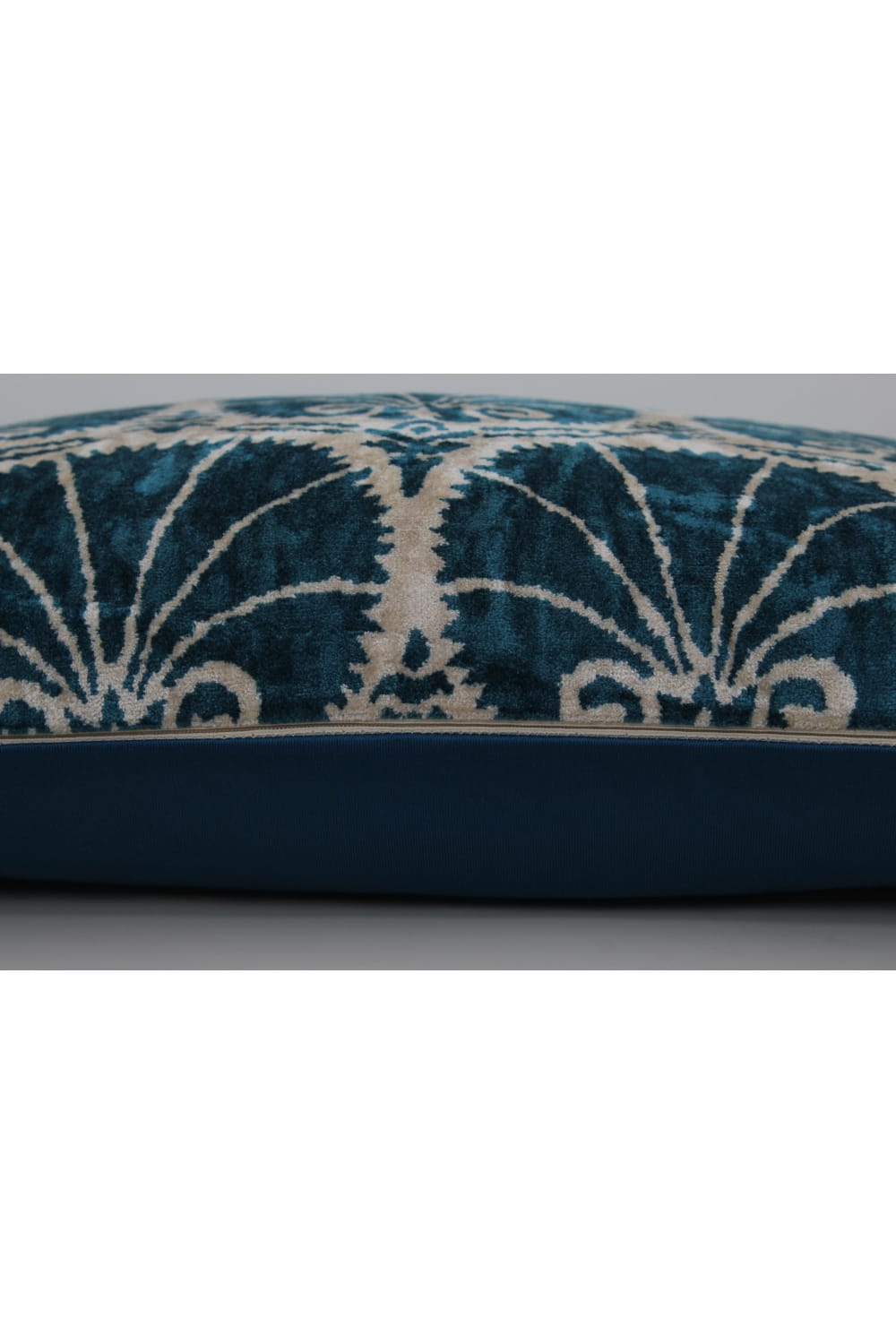 La Casa Antica-İpek Kadife İkat Yastık Kılıfı (40x60cm)-Yastık Kılıfı-2-Milagron.com