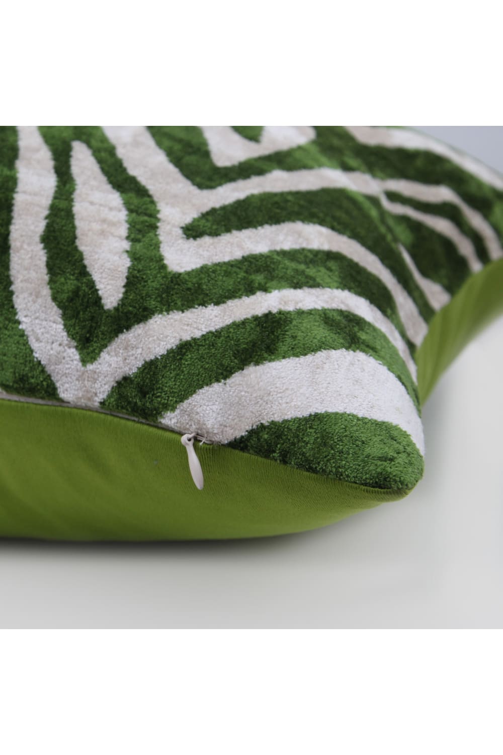 La Casa Antica-İpek Kadife İkat Yastık Kılıfı (40x60cm)-Yastık Kılıfı-2-Milagron.com