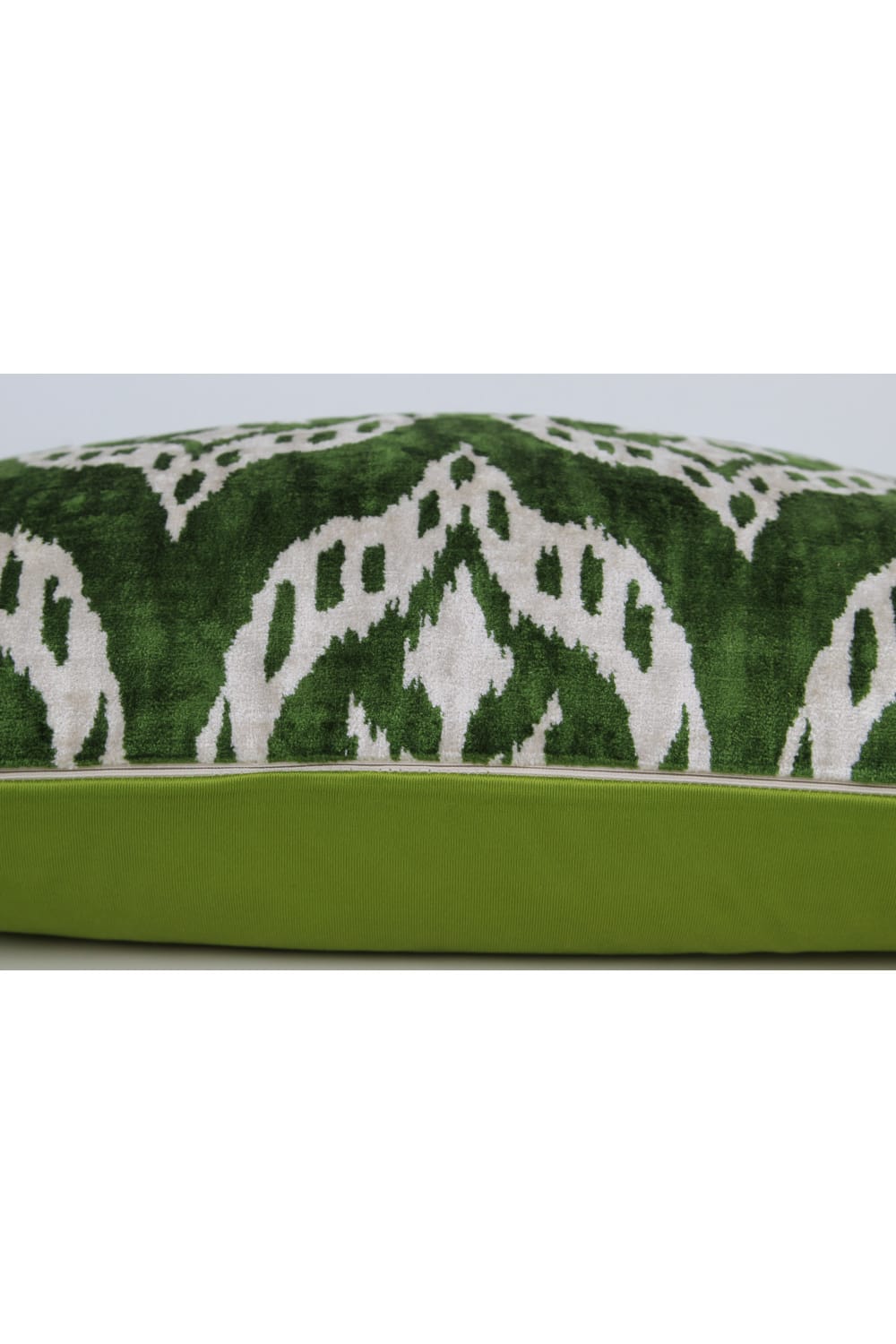 La Casa Antica-İpek Kadife İkat Yastık Kılıfı (40x60cm)-Yastık Kılıfı-2-Milagron.com