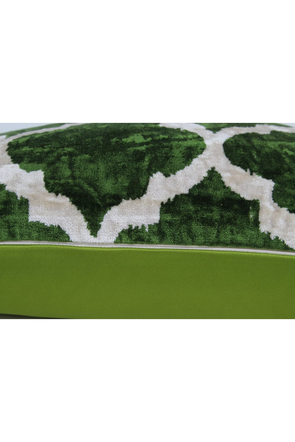 La Casa Antica-İpek Kadife İkat Yastık Kılıfı (40x60cm)-Yastık Kılıfı-2-Milagron.com