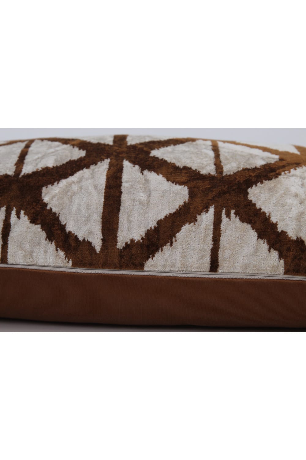 La Casa Antica-İpek Kadife İkat Yastık Kılıfı (40x60cm)-Yastık Kılıfı-2-Milagron.com