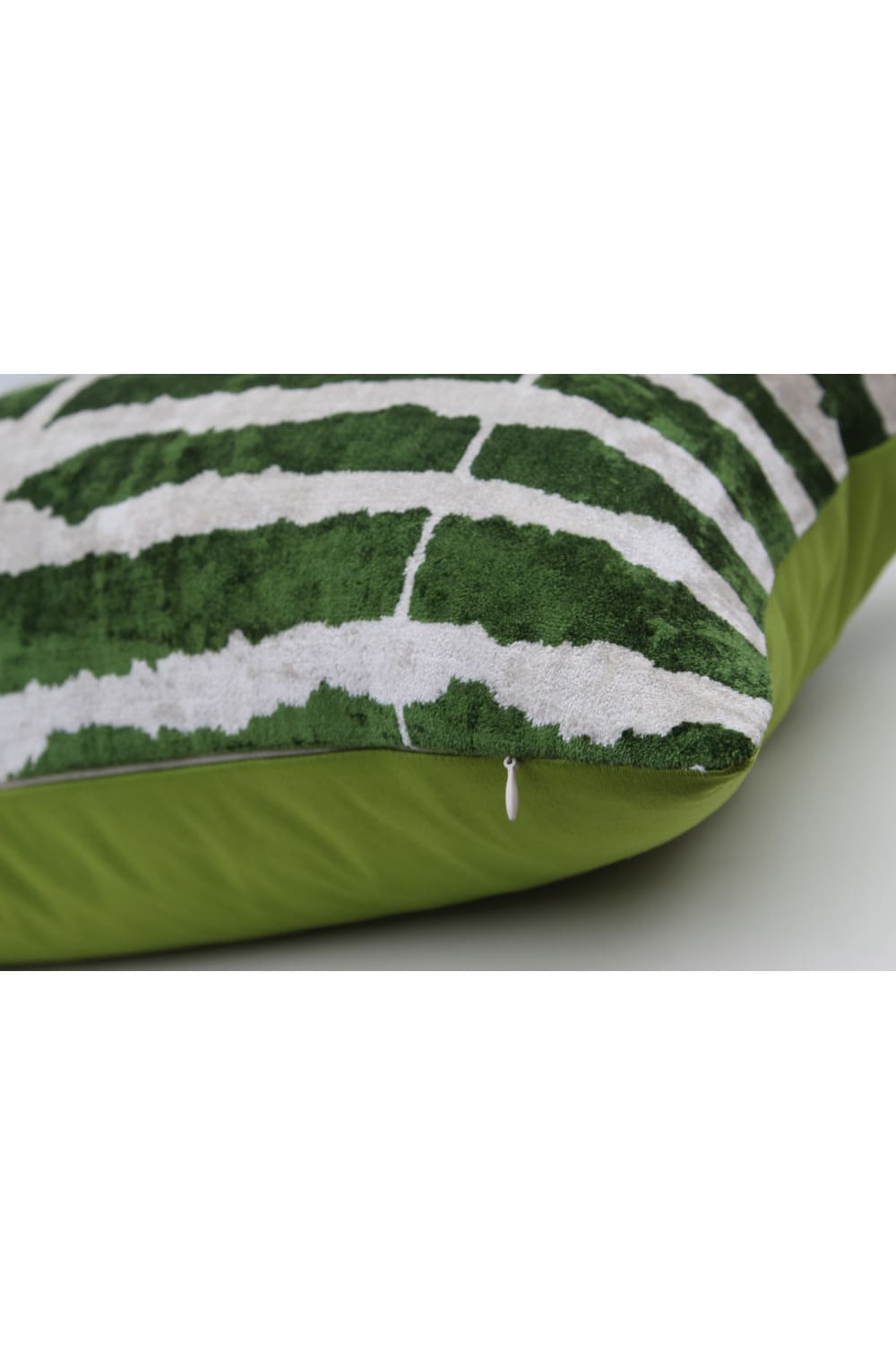 La Casa Antica-İpek Kadife İkat Yastık Kılıfı (40x60cm)-Yastık Kılıfı-2-Milagron.com